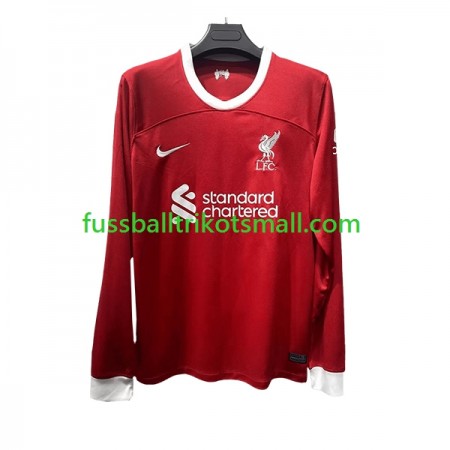 Fußballtrikots Liverpool 2023-2024 Langarm Heimtrikotsatz kaufen